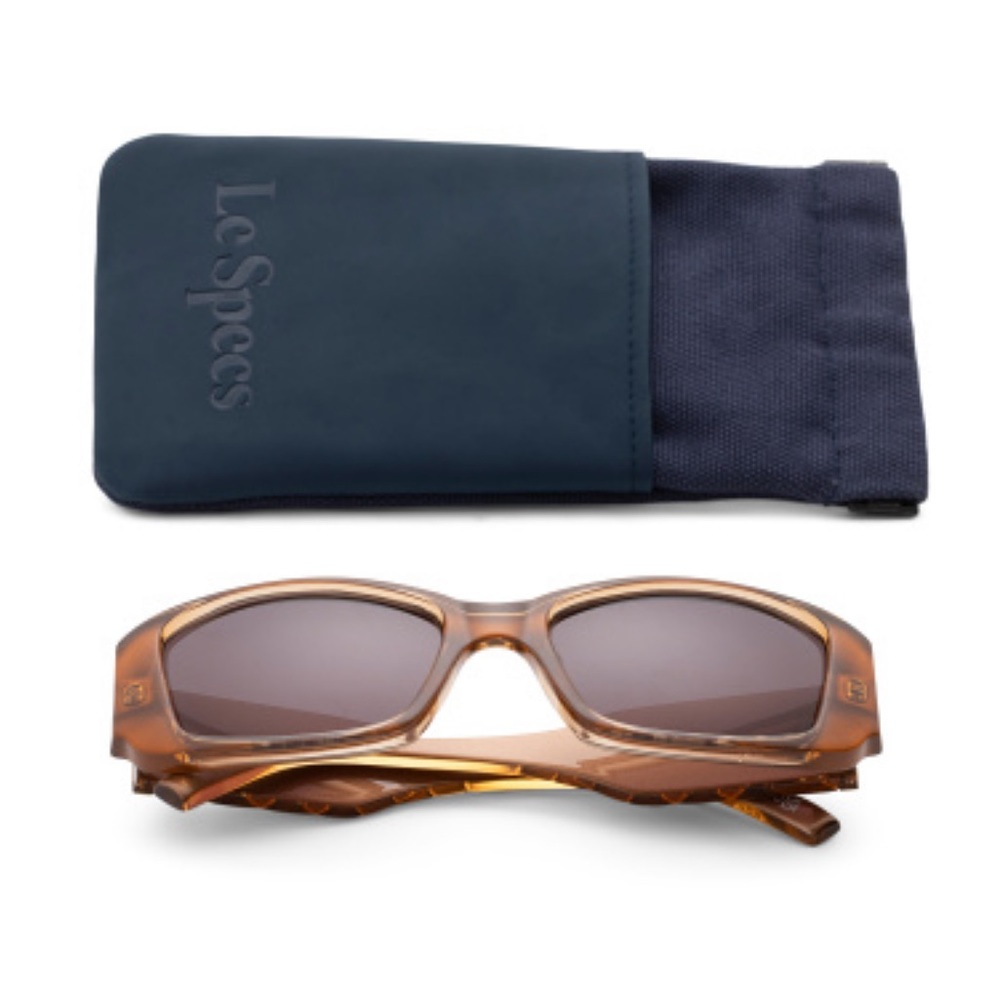NWT LE SPECS 54mm Nouveau Riche Sunglasses
Caramel